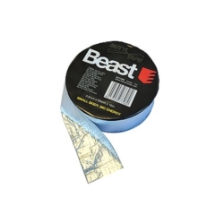  0,8MM x 50MM x 10M BUTYL WATERPROOF  SILVER