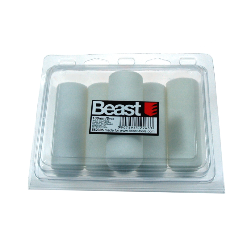 PAINTROLLER SET 100MM FOAM 5X