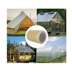 TAŚMA DO FOLII SZKLARNIOWEJ NAPRAWCZA WODOODPORNA 100MMx10M TRANSPARENT WATERPROOF