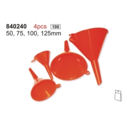 LEJKI PLASTIKOWE 50-75-100 -125MM 4X LEJKI PLASTIKOWE 50-75-100 -125MM 4X