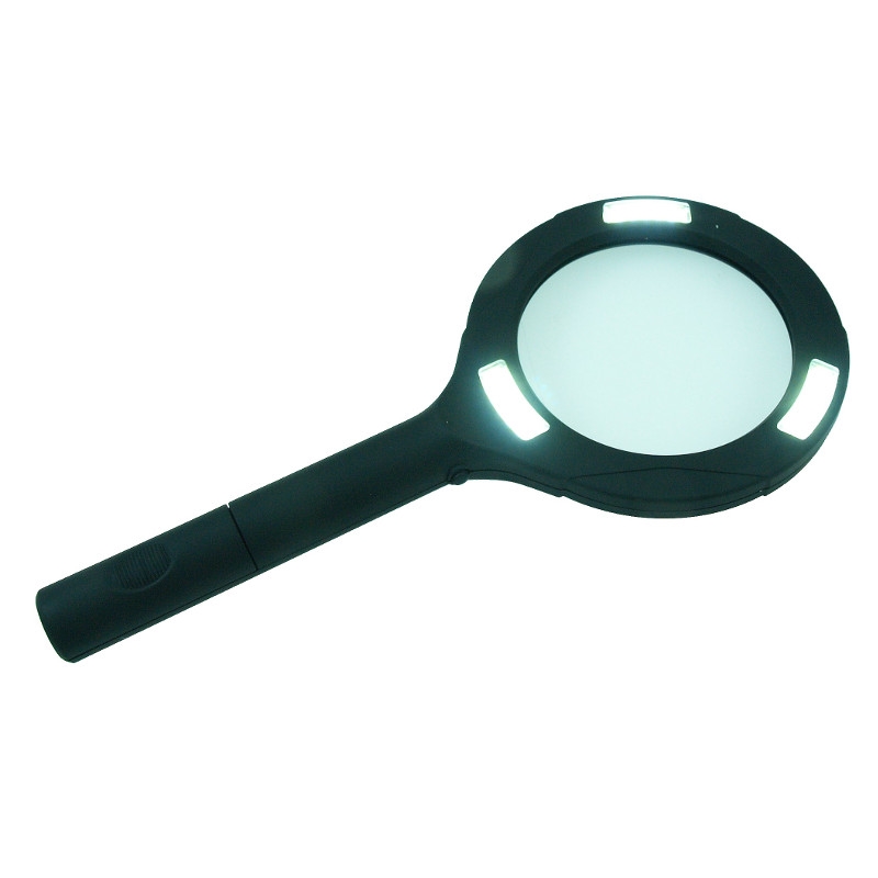 MAGNIFYING GLASS 110MM 3xCOB 2xAA
