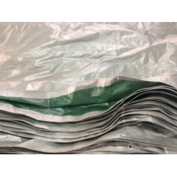 PLANDEKA 6x10M SILVER 160 G/M2