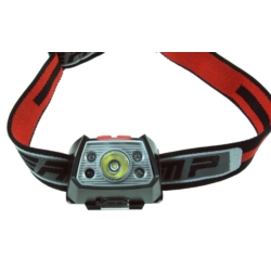 LAMPE DE TETE LED 3W+ 2red LED SENSOR 900mAh lithium USB