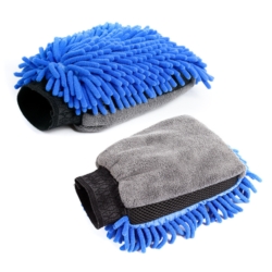                             MICROFIBER CAR WASHING THICK DOUBLE SIDED GLOVE
                          