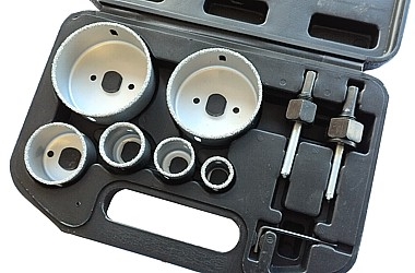 SIERRAS DE CORONA DE CARBURO DE TUNGSTENO PARA LAD 22-73MM CEMENTED CARBIDE 9X