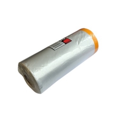                             FOIL COVER WITH MASKING TAPE
                          