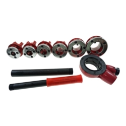 COFFRET DE TARAUDS ET FILIERES 1/4''-3/8''- 1/2''-3/4"- 1''-5/4'' 9X