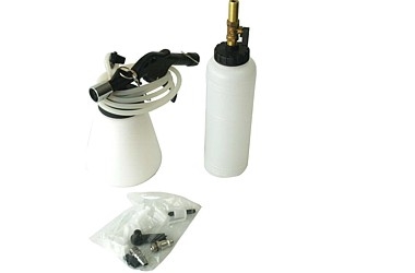 PNEUMATIC BLEEDING SET (BRAKE FLUID) 0.75L 21-30, 24-32, 28-37MM 90-120PSI