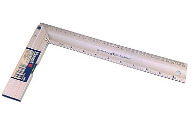 EQUERRE DE CHARPENTIER VIAL 300MM ALUMINIUM