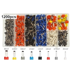 TULEJKI KOŃCÓWKI IZOLOWANE ZACISKOWE KABLI 1200X  0.5-10mm2