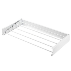 SUSZARKA NA PRANIE ROZKŁADANA ŚCIENNA BIAŁA 80x10x40CM ALU FOLDABLE max 25KG