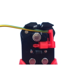 AUTOMATYCZNY ŚCIĄGACZ IZOLACJI CZOŁOWY PROFI 205MM, TOP: CR12MoV HRC(55-60) AWG 10-24, 0.5-6MM