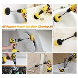 SZCZOTKI DO CZYSZCZENIA NA WIERTARKĘ DETAILING NYLON 6X 1+3+2 HEX SHANK