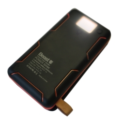 POWERBANK SOLARNY, ROZKŁADANY PRZENOŚNY LATARKA 20000 mAh, Li-Polymer, 4 SOLAR PANEL, 15.5*8*3.3CM