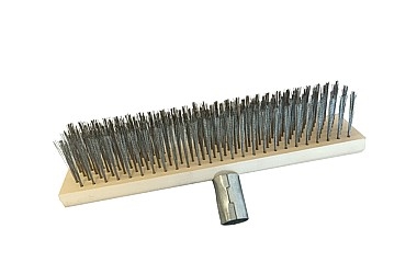 BROSSE D'ACIER POUR MARCHES, SOLS EN BÉTON, PAVÉS 