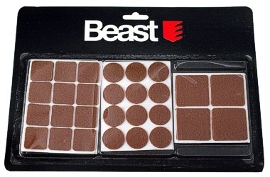 PROTECTOR FIELTRO PARA MUEBLES 28X BROWN