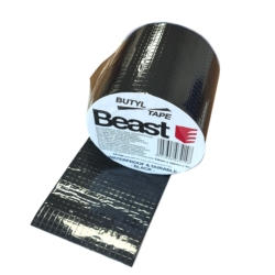  0,8MM x 100MM x 5M BUTYL WATERPROOF BLACK