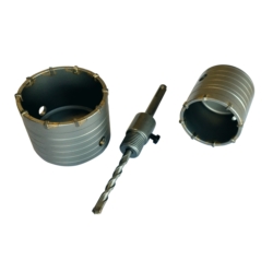 OTWORNICE FREZY KORONKI DO BETONU POD PUSZKĘ 65, 80MM SDS PLUS