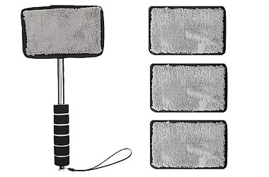 TELESCOPIC WIPER WITH DETACHABLE BRUSH 