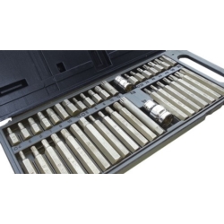 SET BITS 30-75MM 1/2'' 3/8'' CV 40X