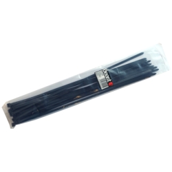 CABLE TIE SET 530x7.6MM BLACK NYLON 20X