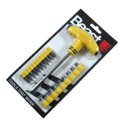 THICK T-HANDLE SCREWDRIVERSET 21X