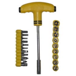 THICK T-HANDLE SCREWDRIVERSET 21X