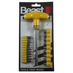 THICK T-HANDLE SCREWDRIVERSET 21X