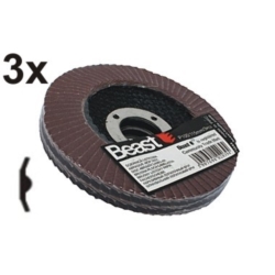  P80 125/22MM FOLDED 3X