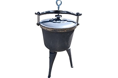 KOCIOŁEK NA OGNISKO 8L CAST IRON 14KG