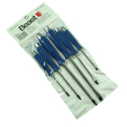 WKRĘTAKI ŚRUBOKRĘTY PŁASKIE I KRZYŻOW DO POBIJANIA HIT MAGNETIC PROFI 6X