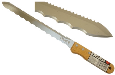 NÓŻ DO WEŁNY MINERALNEJ/STYROPIANU 420/280MM DOUBLE-SIDED