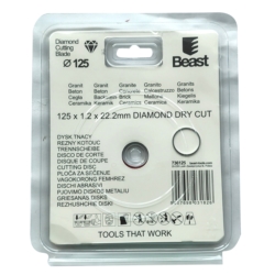  125 x 1.2 x 22.2 MM DIAMOND DRY CUT