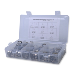 HOSE CLAMPS 100X STEPLESS STAINLESS STEEL 12.8-...-23.5MM
