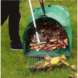 TORBA OGRODOWA KOSZ WOREK NA LIŚCIE I TRAWĘ 150L 150L D-SHAPE 59x56x43cm