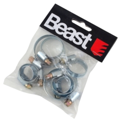 ZACISKI DO WĘŻY OPASKI ZACISKOWE METALOWE 2x(10-16, 12-22, 16-27, 25-40MM)