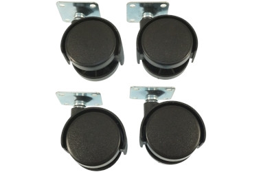 ROULETTES EN PLASTIQUE 40MM PP 4X