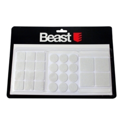 PODKŁADKI FILCOWE POD MEBLE 28X WHITE