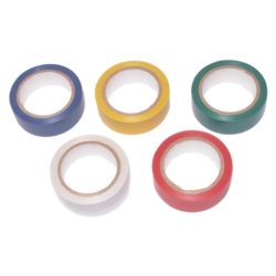 INSULATIONTAPE COLOR 19MMx10M 5ROLLS