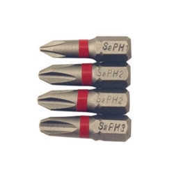 DRILLMACHINE BITS 4X PH1-2-3, S2