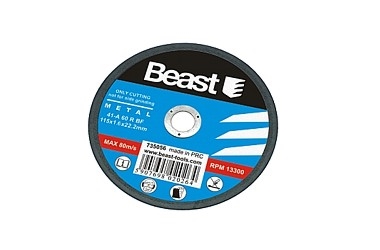 DISCHI ABRESIVI 115 x 1.6 x 22.2MM METAL