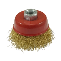 BROSSE ROTATIVE EN ACIER, COUPE AVANT M14 STRAIGHT CUP 65MM