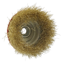 STEEL BRUSH ROTARY M14 STRAIGHT CUP 100MM