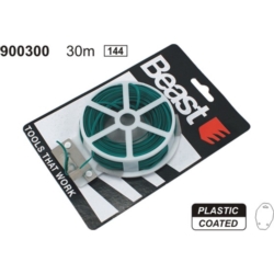 DRUT OGRODNICZY Z OBCINACZEM 30M 30M PLASTIC COATED