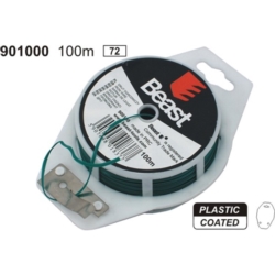 DRUT OGRODNICZY Z OBCINACZEM 100M 100M PLASTIC COATED
