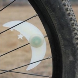 LED LAMPKA DO SZPRYCH W ROWERZE MIGAJĄCA LED BIKE 3-FUNCT. PP no batteries