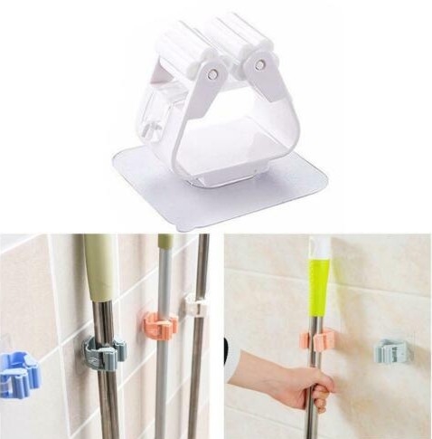 SPRING CLIP HANGER 
WHITE 5x3CM 5kG ADHESIVE