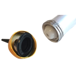 WYCISKACZ DO MAS USZCZELNIACZY KIEŁBAS TUBOWY 375MM (600ML) LIGHT ALUMINIUM