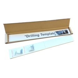 SUSZARKA NA PRANIE ROZKŁADANA ŚCIENNA BIAŁA 80x10x40CM ALU FOLDABLE max 25KG