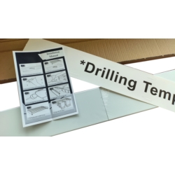 SUSZARKA NA PRANIE ROZKŁADANA ŚCIENNA BIAŁA 80x10x40CM ALU FOLDABLE max 25KG